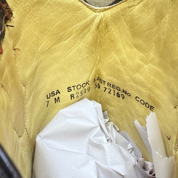 Corral Women - Size 7M - Brown Fleur De Lis Wings Cowboy Boots R2549 - Picture 11 of 11